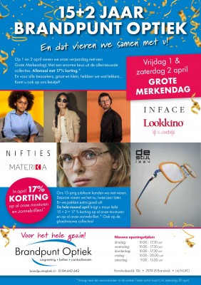Brandpunt Optiek viert feest!
