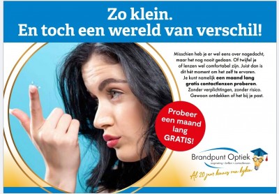 9, 10 en 11 april CONTACTLENSDAGEN
